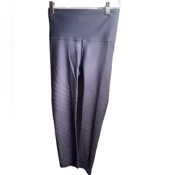 Lululemon Mapped Out High-Rise Crop Iron Blue / Chambray yoga leggings tights 4 - Picture 2 of 3